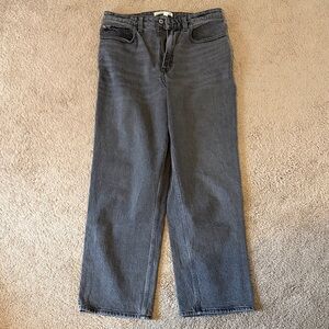 Abercrombie & Fitch Dark Gray Straight Leg Jeans